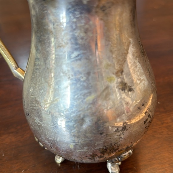 Vintage International Silver Co.Silverplated Pitcher Hand Made in India - Picture 7 of 16
